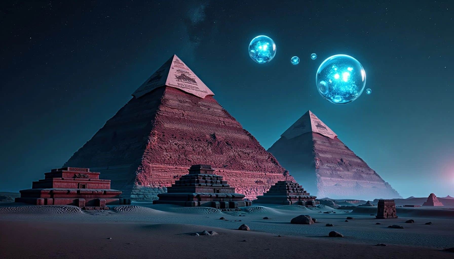 Plasma Bubbles Discovered Forming Above The Great Pyramids of Giza by Researchers in China