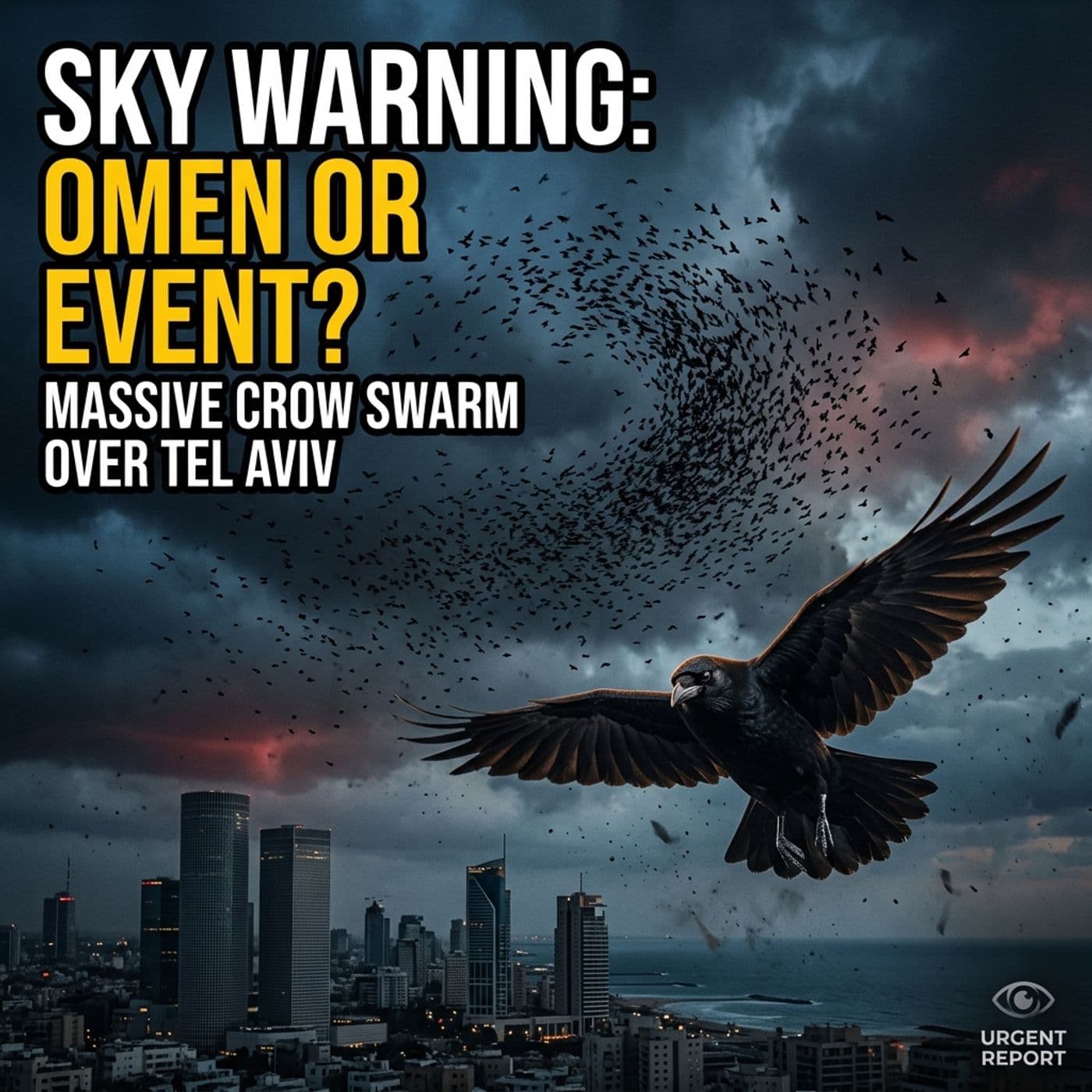 Tel Aviv’s Swarming Crows Spark Doom Panic — But The Real Story Is Wilder