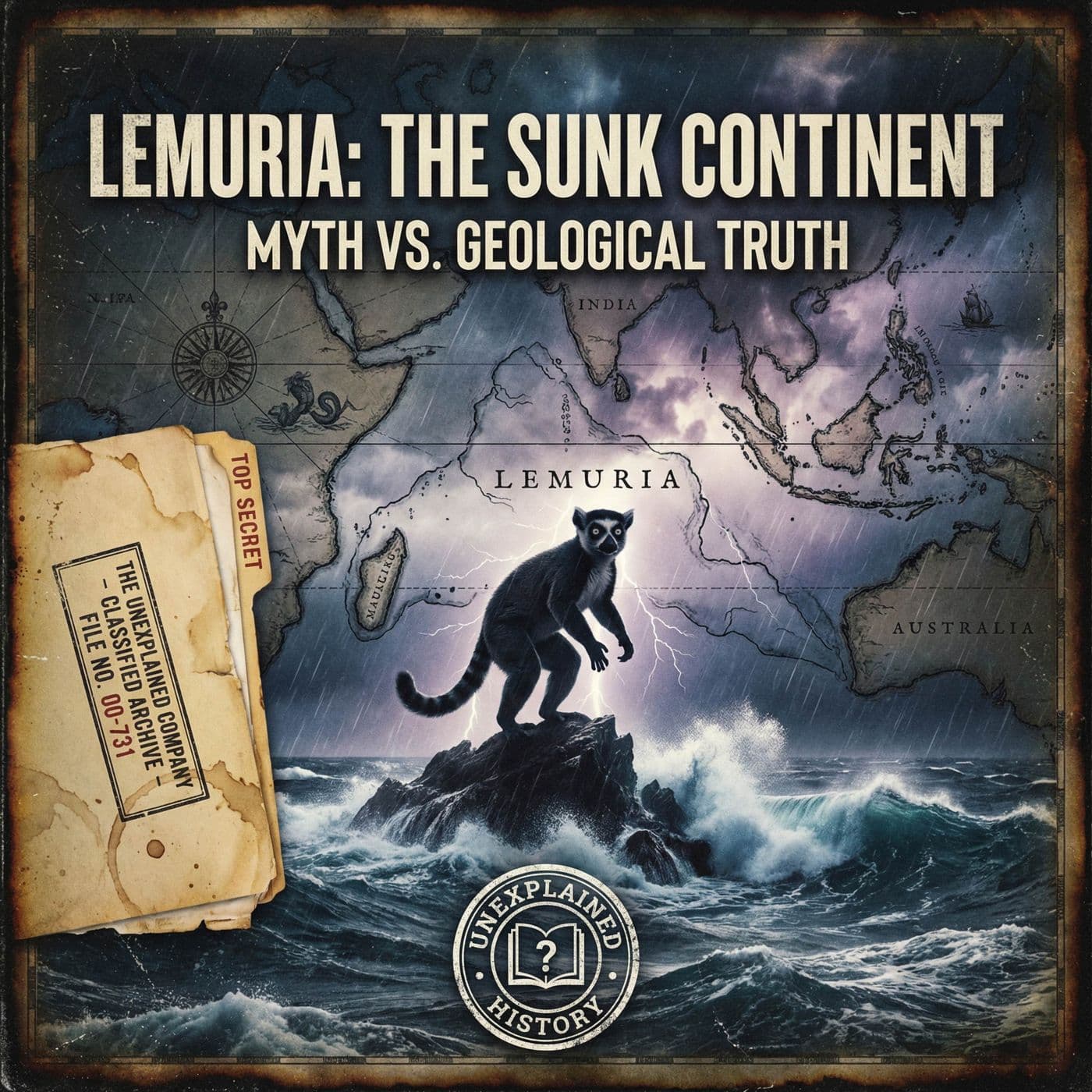 Lemuria: The Sunk Continent Myth vs. Geological Truth