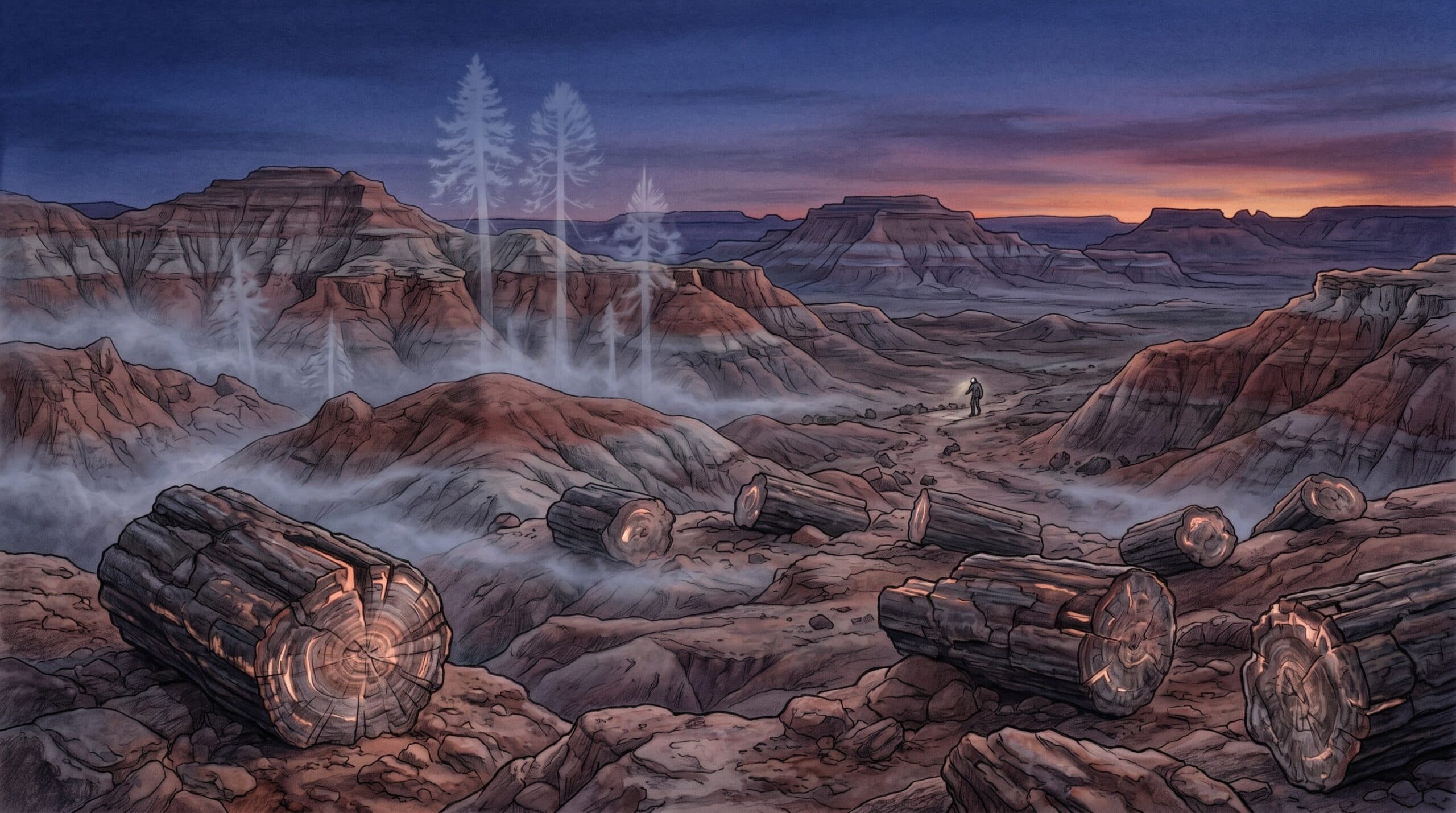 225-Million-Year-Old Petrified Forest: Why Trees Turned to Stone Still Feel Impossible