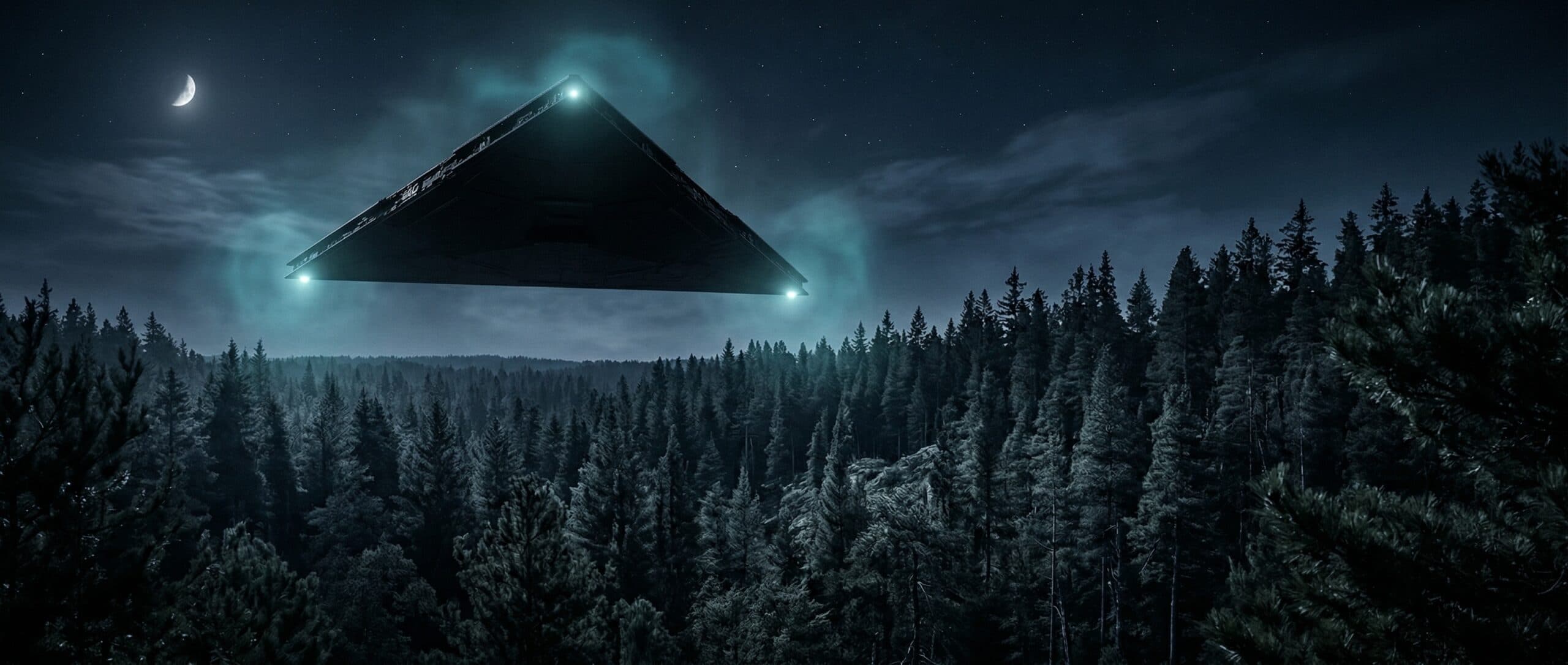 The Triangle Above the Pines, Inside a Pine Barrens Black Triangle UFO Encounter
