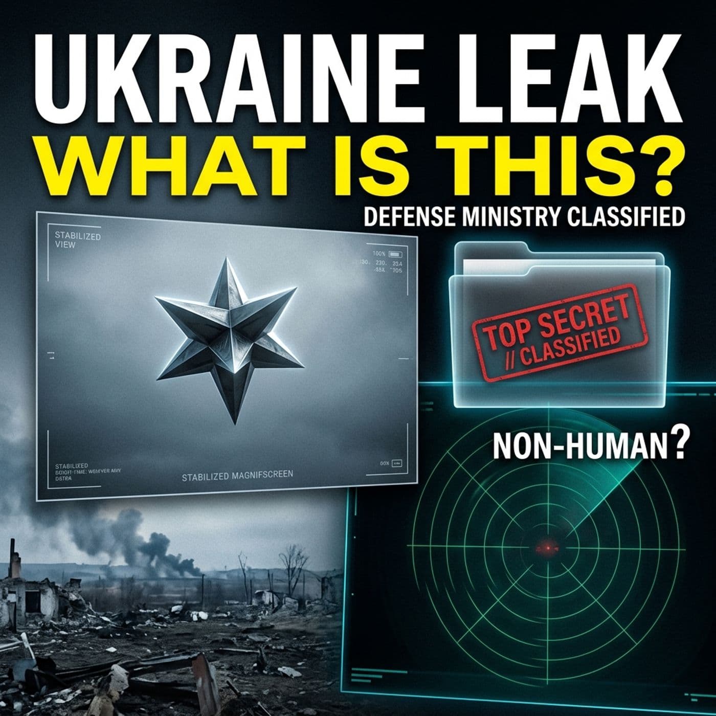 The Warzone UAP: Why a Top Ukrainian Official Released This Star-Shaped Anomaly
